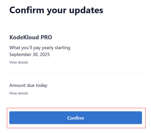 How to Upgrade Your KodeKloud Subscription Plan
